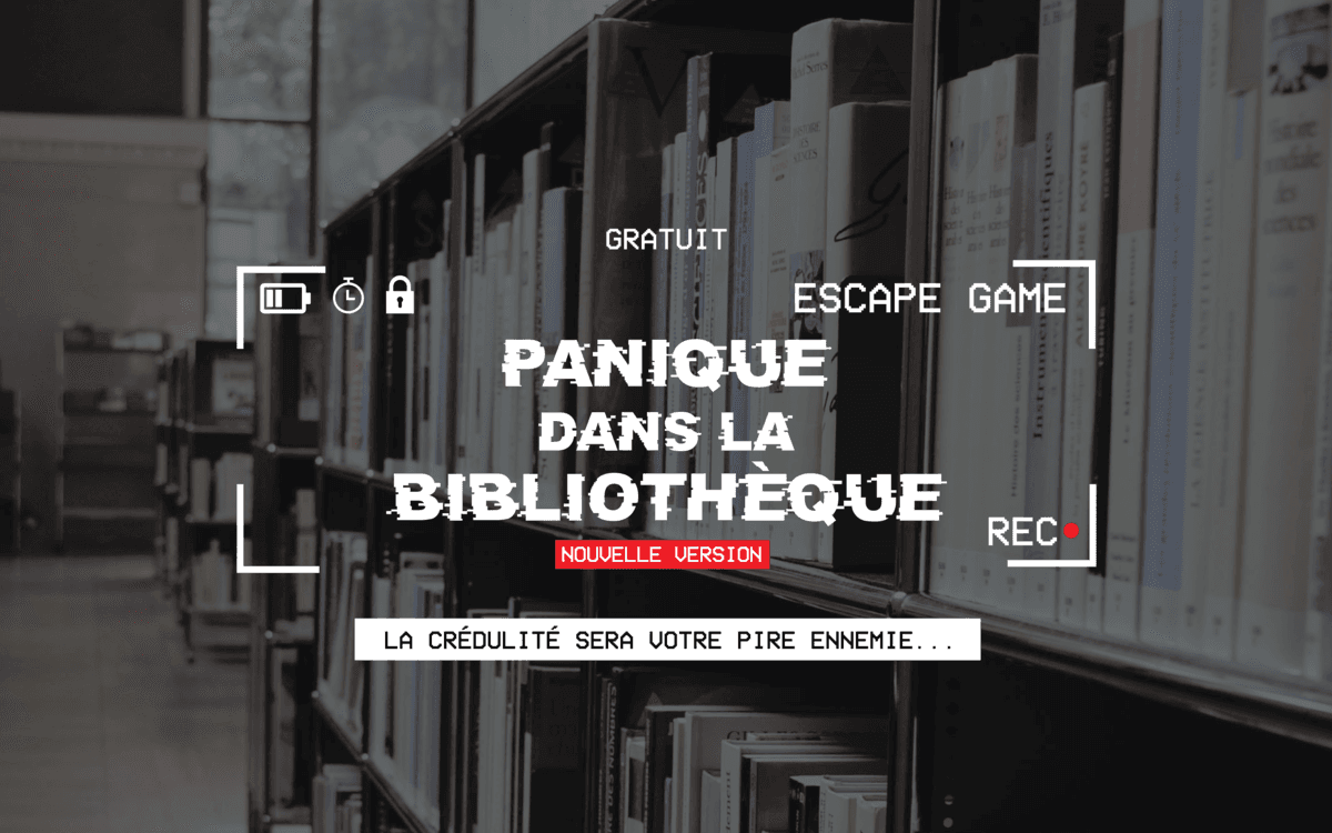 Escape Game : Panique dans la bibliothèque