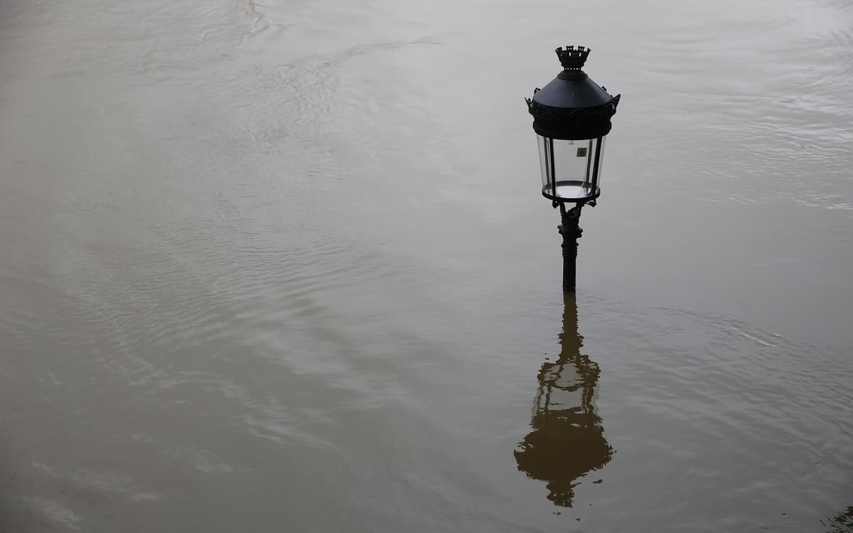 La Fresque de la Crue de la Seine à Paris