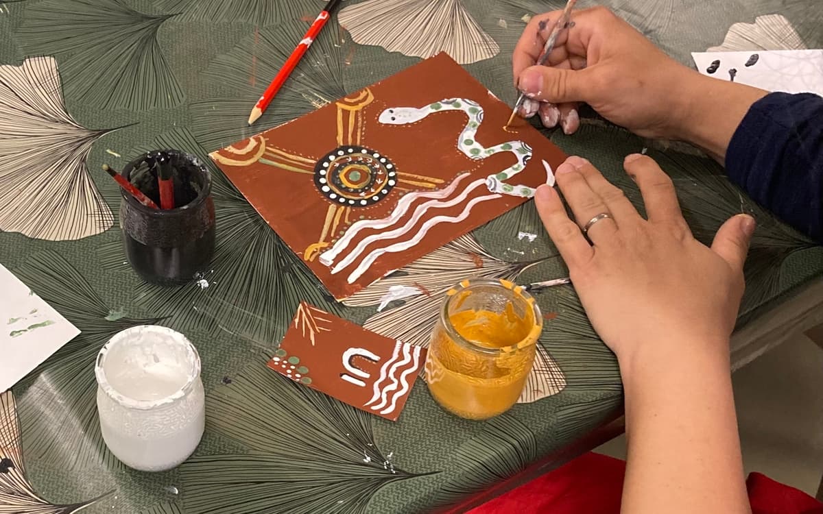 Atelier d'initiation à la peinture Aborigène d'Australie