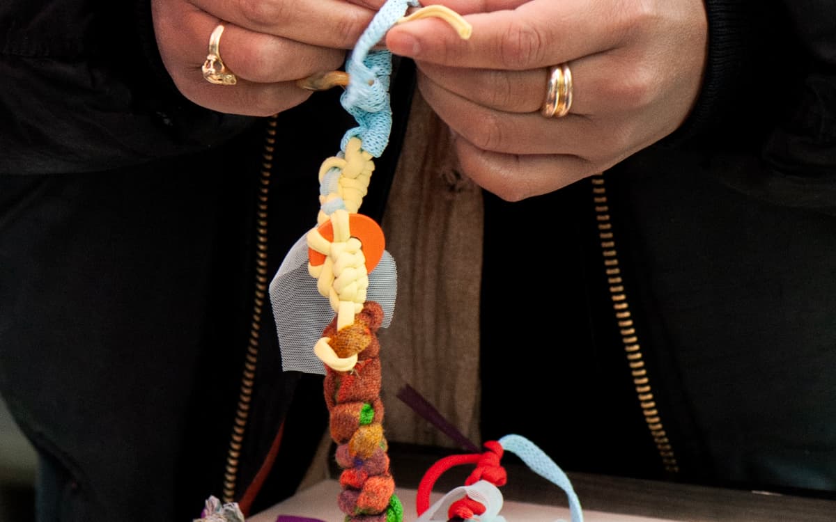 Atelier fabrication de sac upcycling