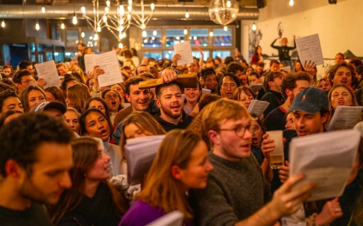 Une chorale pop participative où tout le monde donne de la voix !
