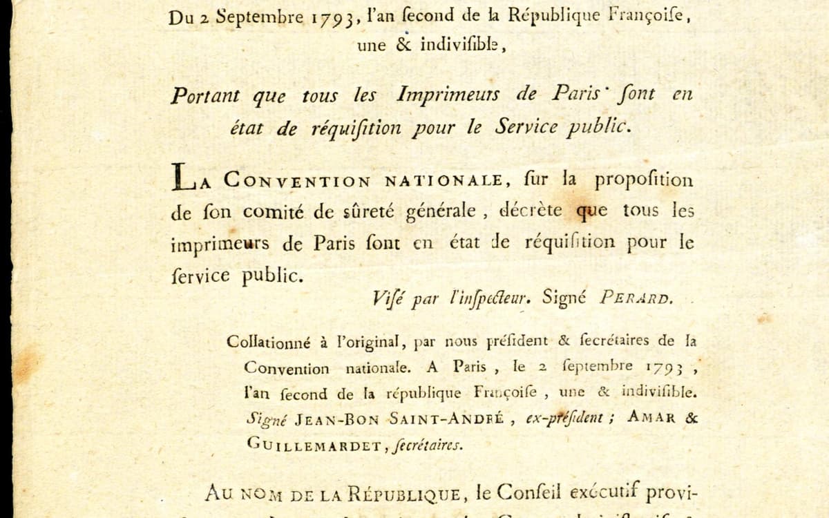Les ouvriers du livre à l'Imprimerie nationale de 1792 à 1830