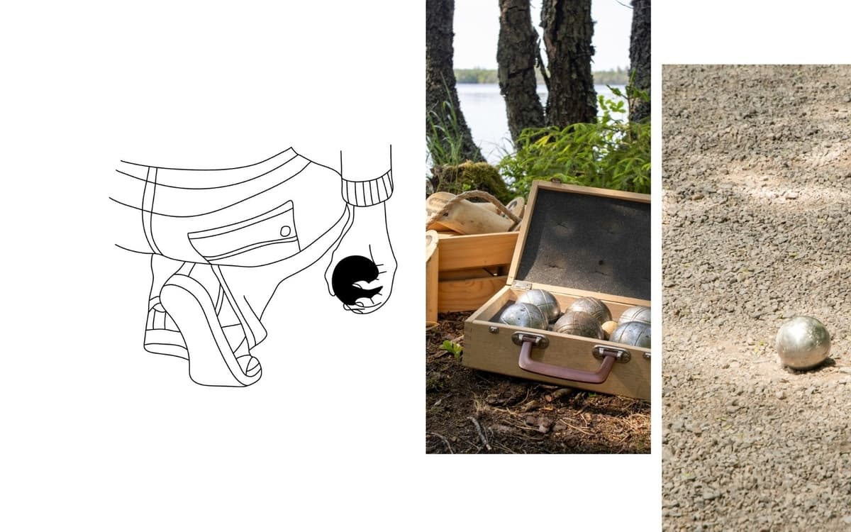 Atelier d'initiation à la pétanque les yeux bandés !