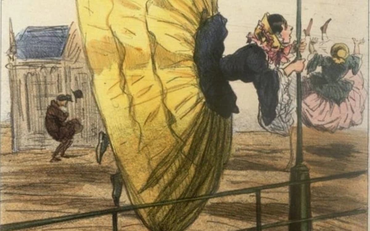 Crinolinomania : ces femmes qui prennent de la place