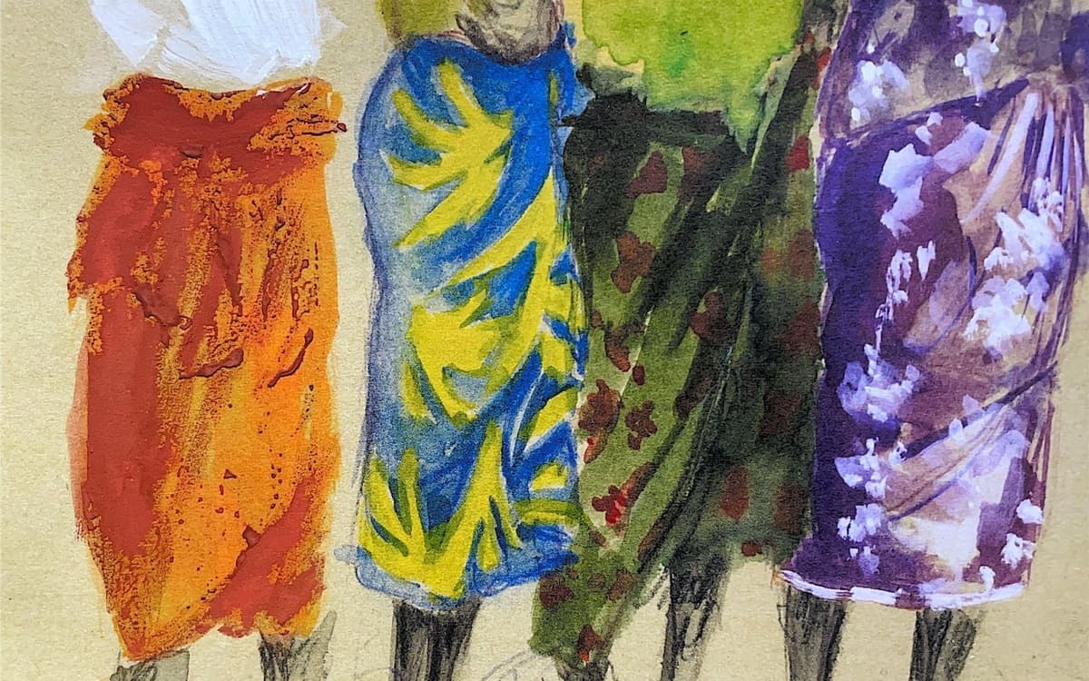 Les beaux habits. Croquis sur le vif, dessins et aquarelles de Skarabri