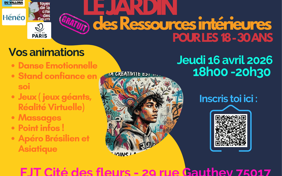 Le jardin des ressources intérieures pour les 18-30 ans