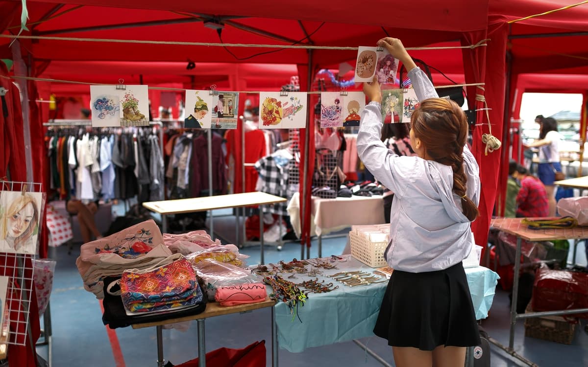 Marché solidaire malgache
