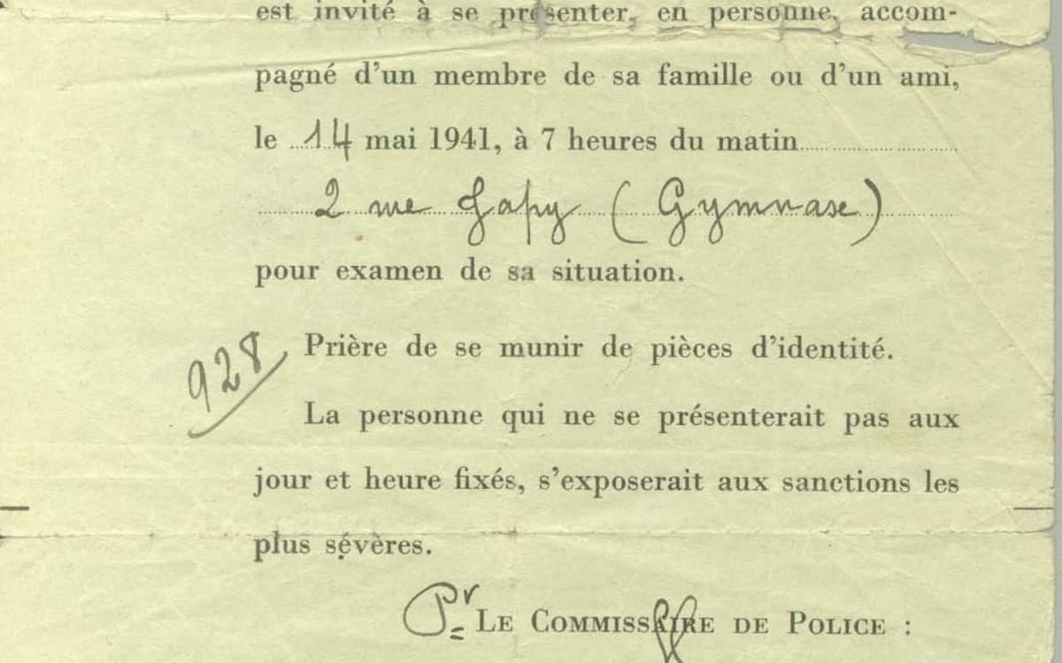 Parcours de mémoire Paris‑Pithiviers pour les 85 ans de la rafle du « billet vert »