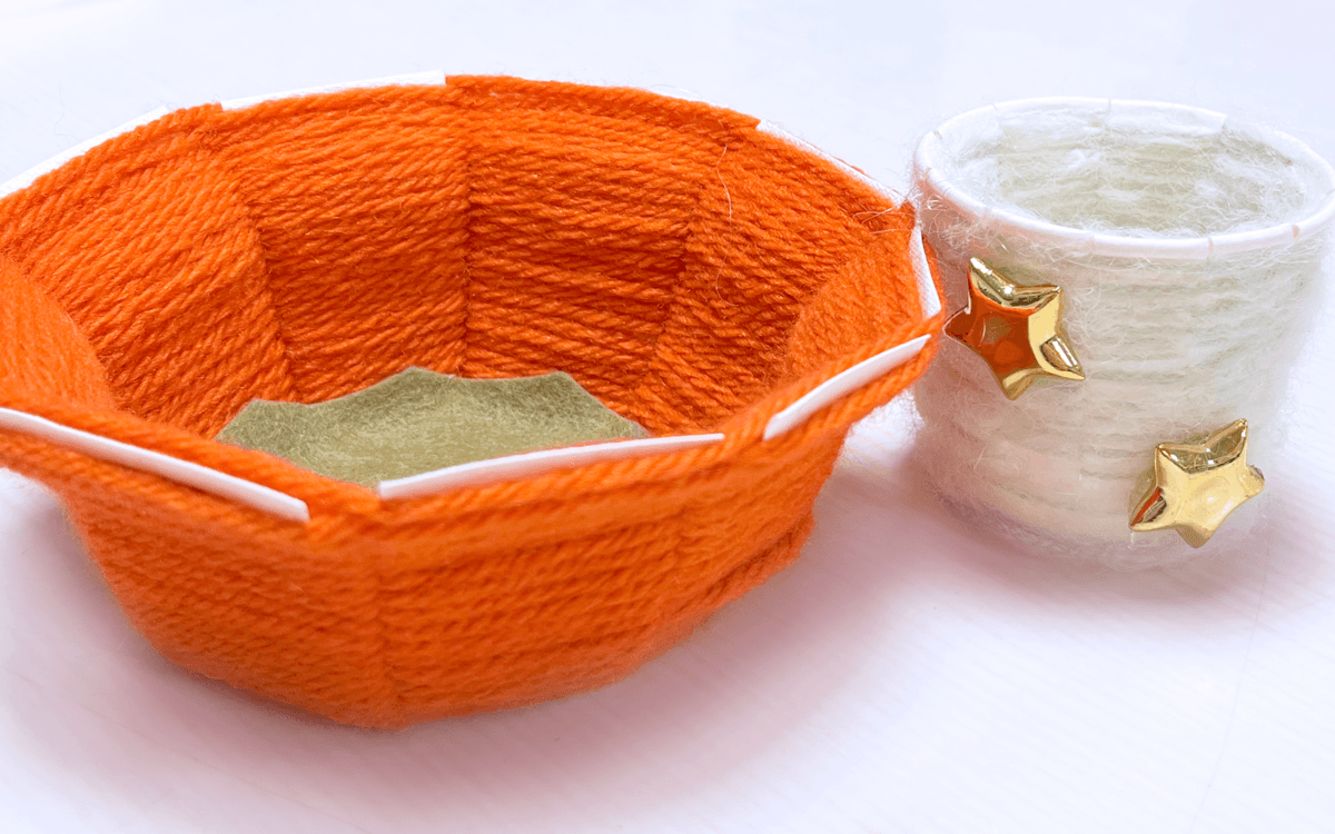 Atelier enfant - Tissage bol en laine