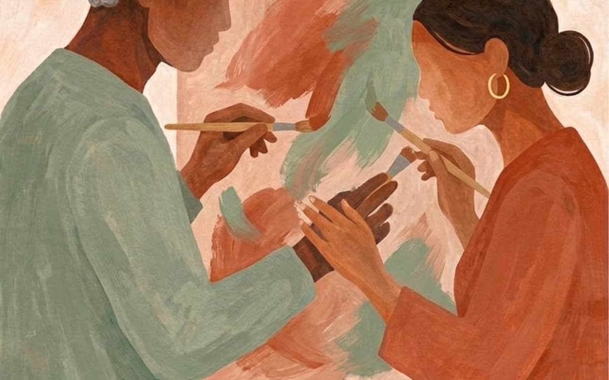 Atelier Duo Painting avec Coquelicot