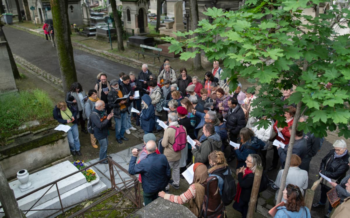 Le Printemps des cimetières au cimetière de Montmartre