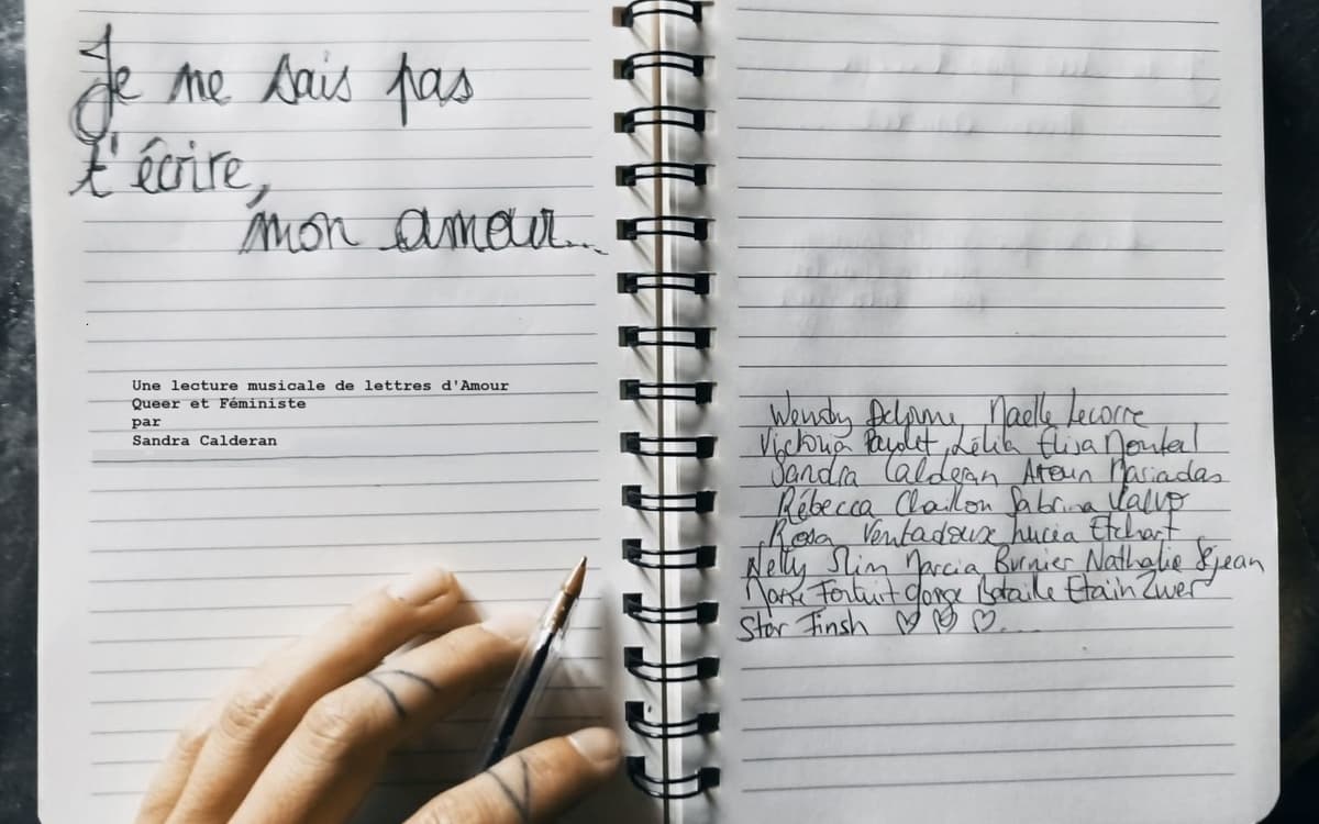 Je ne sais pas t'écrire mon amour : Sandra Calderan