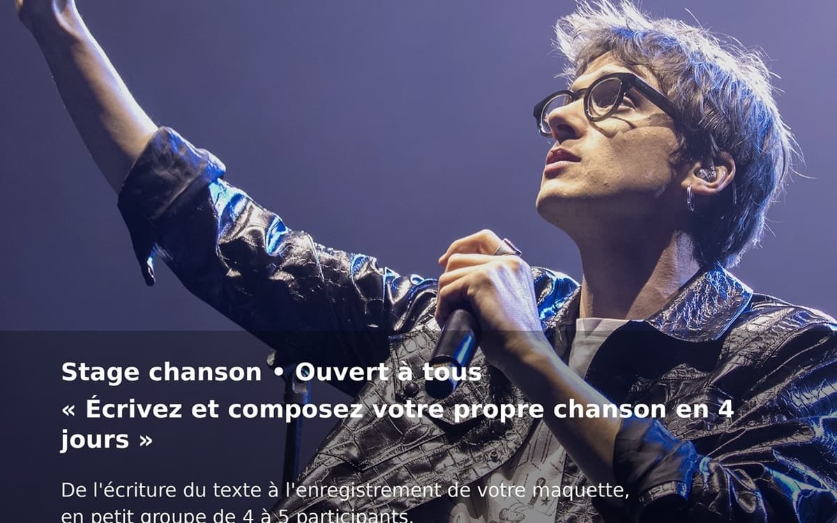 Stage Chanson avec Pierre Guénard (Radio Elvis)