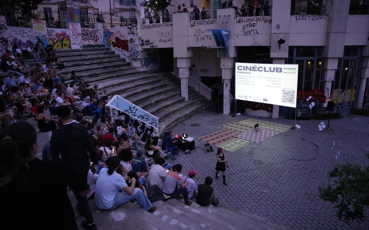 Projection de courts-métrages en plein air - Les Bobines de Belleville