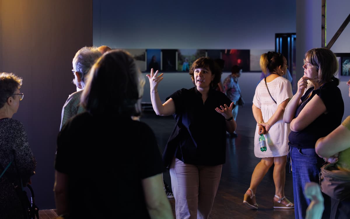 Visite de l’exposition « Ici grand ouvert »