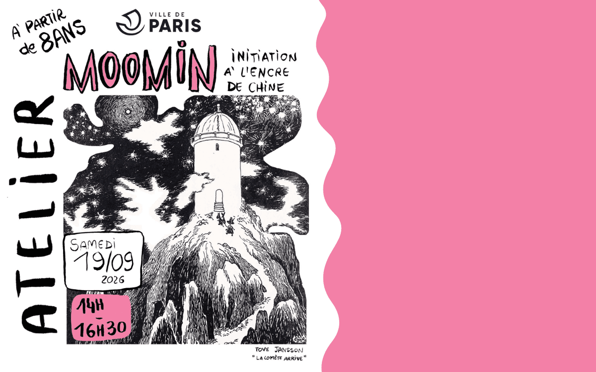 Atelier Moomin : initiation à l'encre de chine