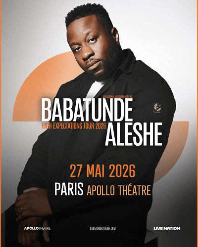 BABATUNDE ALESHE — APOLLO THEATRE A PARIS