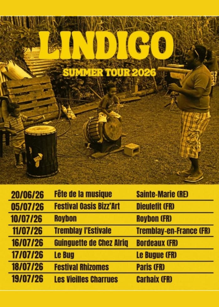 LINDIGO en Tournée France (Juin-Juillet 2026)