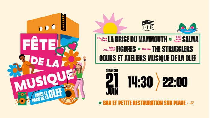 Fête de la musique dans le parc de La CLEF