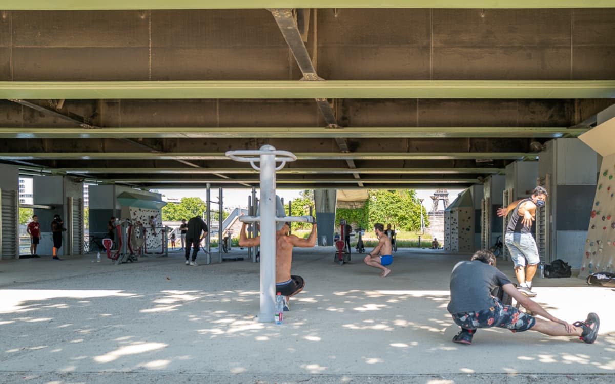 Paris sport proximité : préparation physique générale à l'Ile aux Cygnes