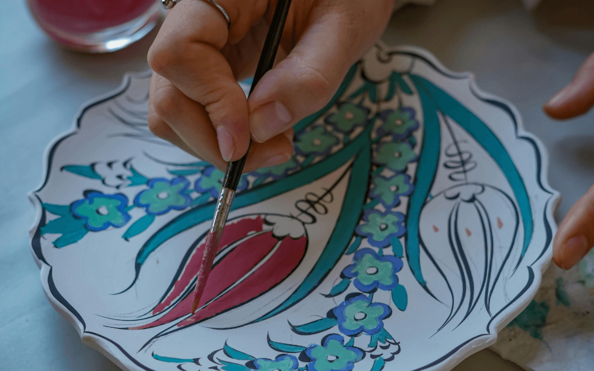 Atelier peinture sur céramique