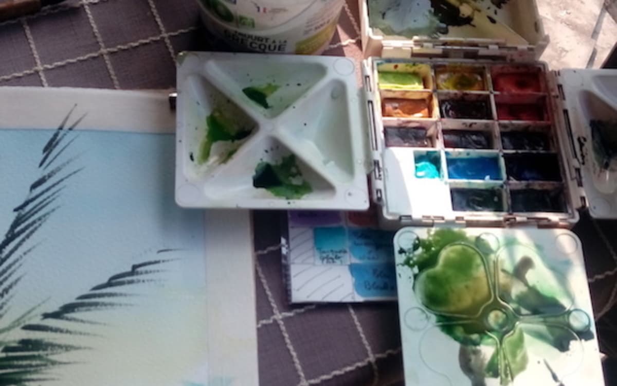 Stage de dessin-peinture au jardin du Luxembourg
