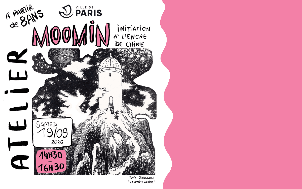 Atelier Moomin : initiation à l'encre de chine