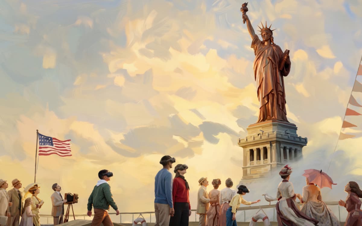 Une statue pour la liberté, le rêve de Bartholdi, de Paris à New York. Expérience immersive en réalité virtuelle