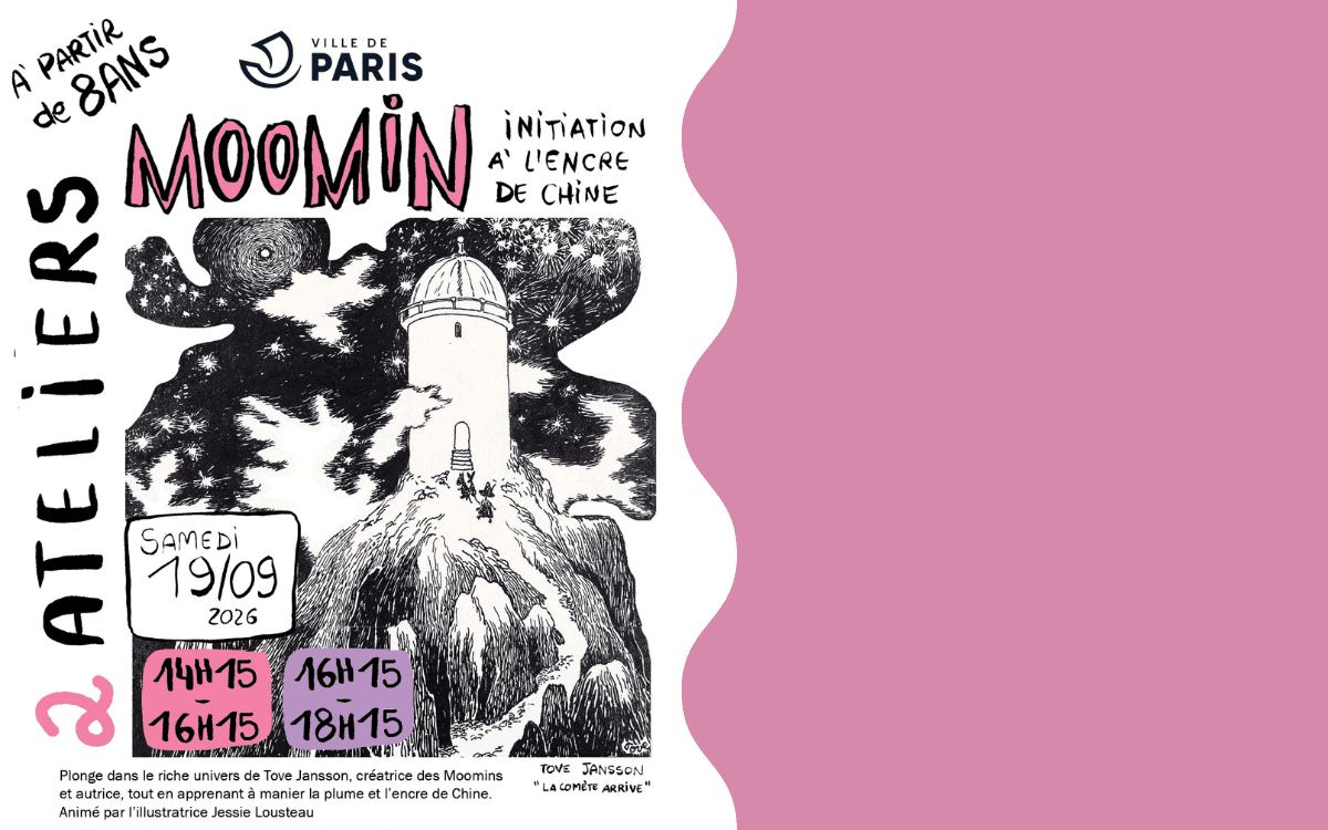 Atelier Moomin : initiation à l'encre de chine