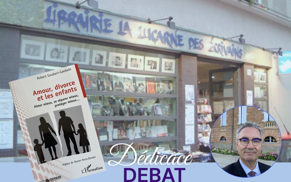 Dédicace-débat, Amour, divorce et enfants - par Robert Goubert-Gaebelé
