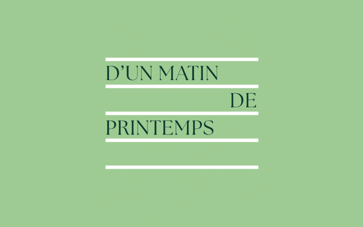 D'UN MATIN DE PRINTEMPS | BOULANGER | FRANCK