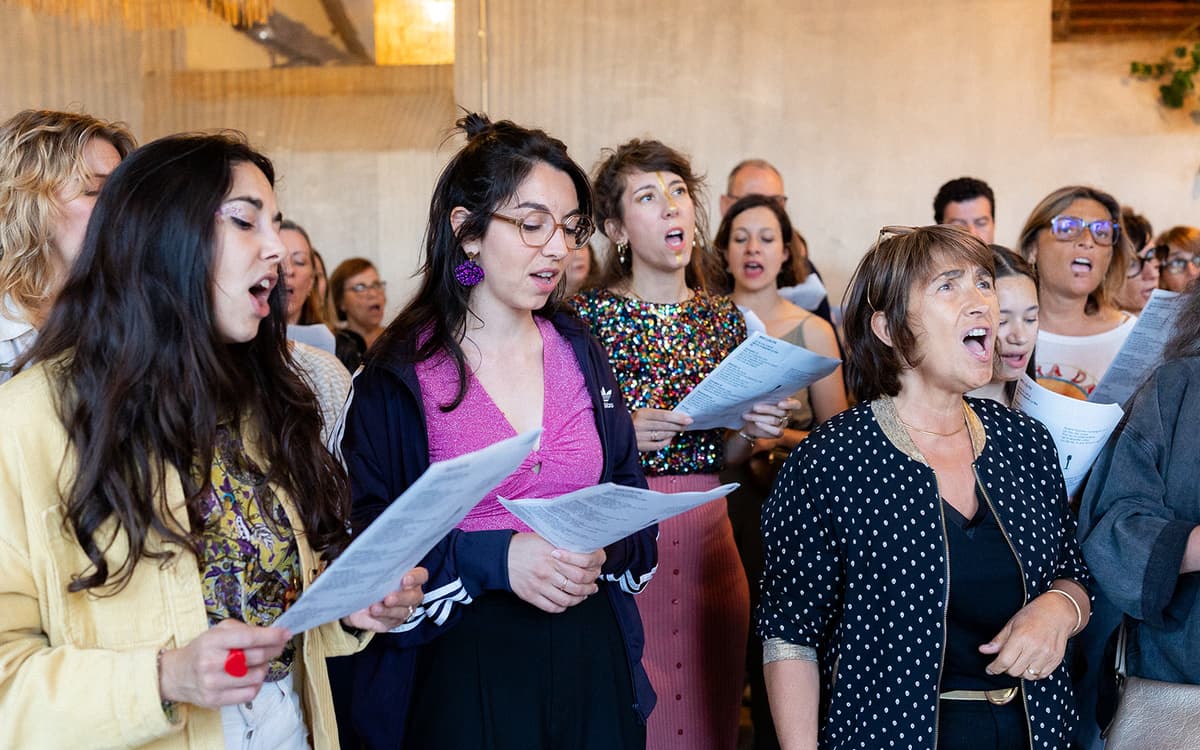 Chorale sur le thème de la musique au féminin