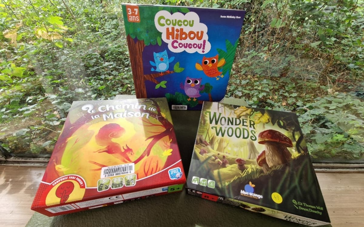 Jeux de société nature : Spécial "Sous les feuilles des arbres"